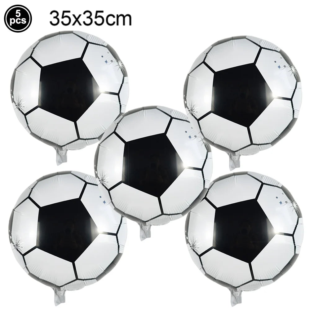Soccer Ball Balloons Football shoes Foil Balloon Football Helium Balloon Baby Shower Gift Kids Birthday Party Decor Supplies