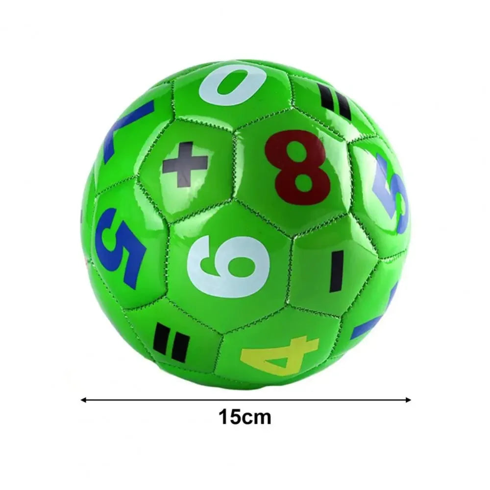 Lightweight Size 2 Mini Soccer Ball, Special for Preschool Kids, Boys Gift, Number & Letter Training Ball, Ideal for Indoor Play