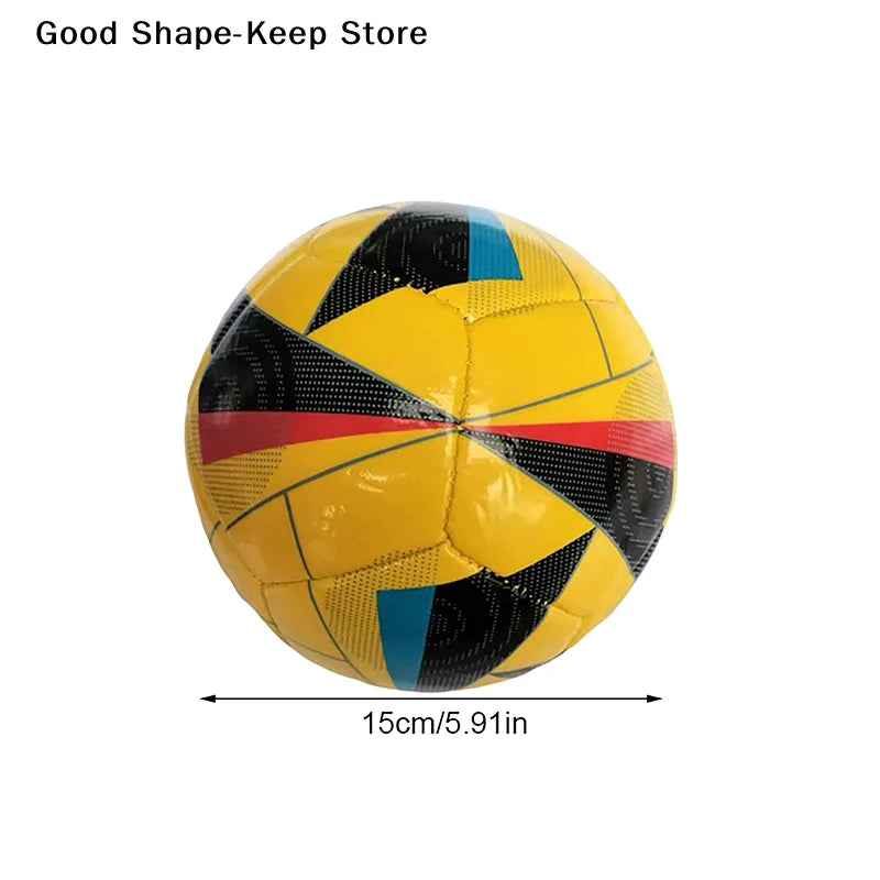Size 2 Soccer Ball - Outdoor Sports Game Training Practice Wear Resistant for Youth & Adults Birthday Gift Idea