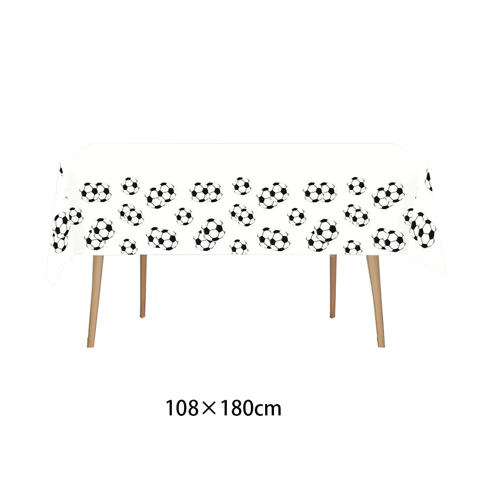Soccer Football Birthday balloon number Balloon set Soccer Football party Banner Garland boys football birthday party decoration