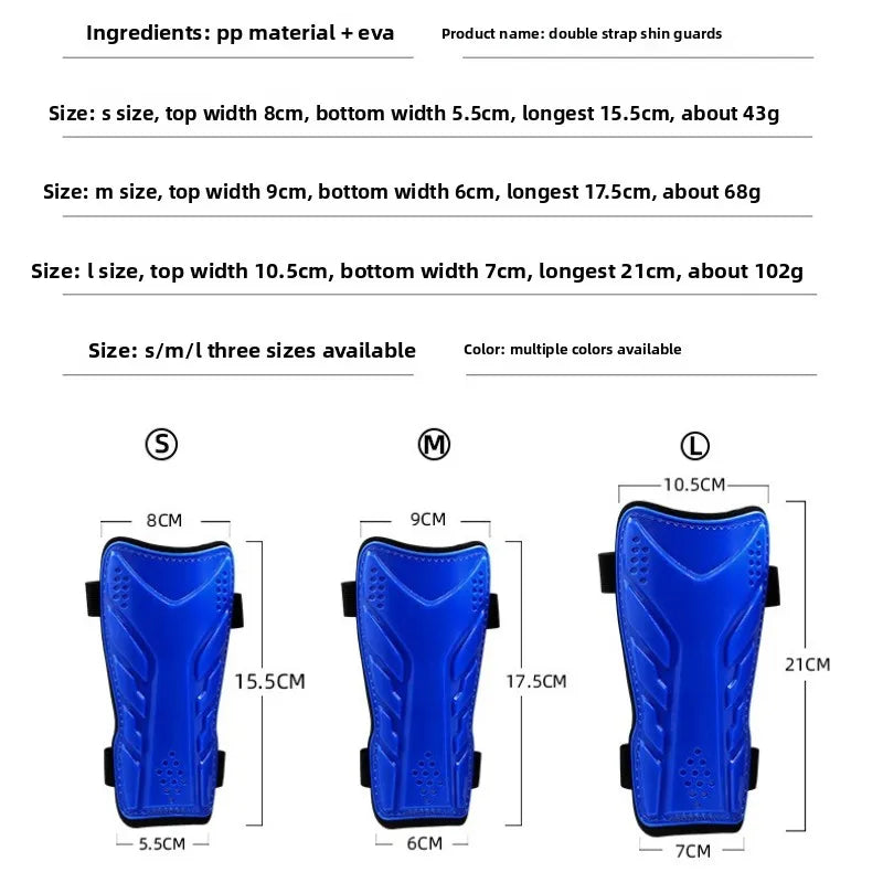 Sweat Wicking Shock Reduction Shin Pads Soccer Football Calf Protective Gear Impact Resistant Leg Shield Adults Boys Girls Sport