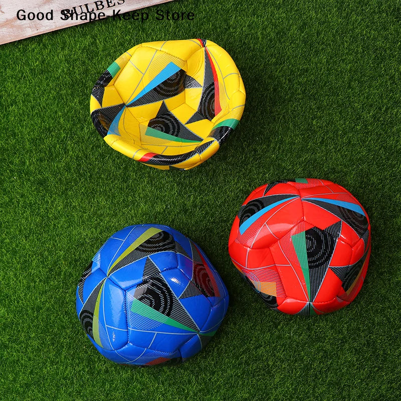 Size 2 Soccer Ball - Outdoor Sports Game Training Practice Wear Resistant for Youth & Adults Birthday Gift Idea