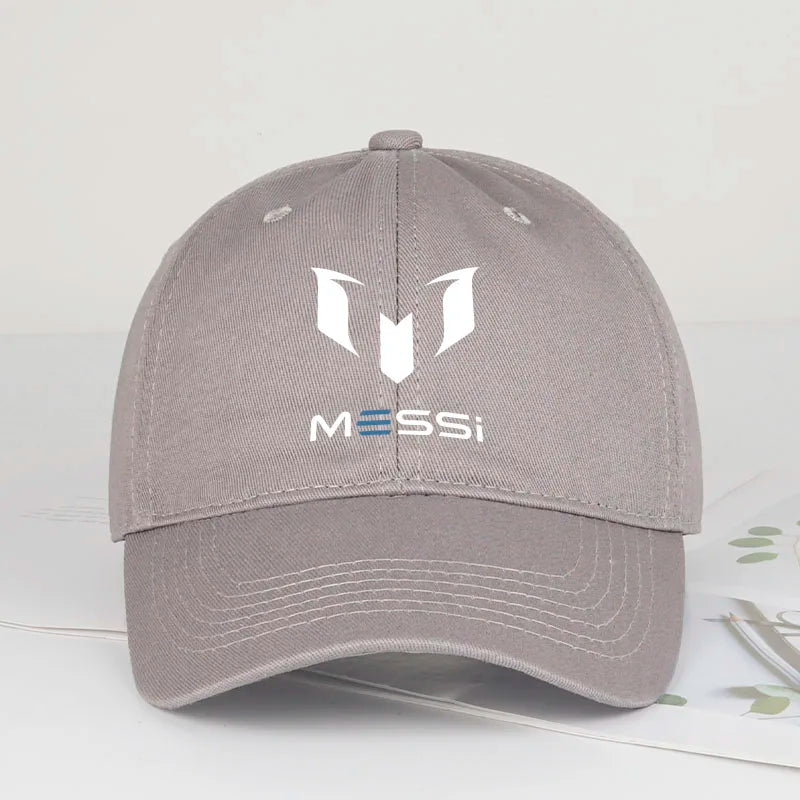 MESSI Printed Soft-Peak Baseball Cap – Unisex, Breathable and Adjustable – Perfect for Soccer Fans, Sports, and Fishing