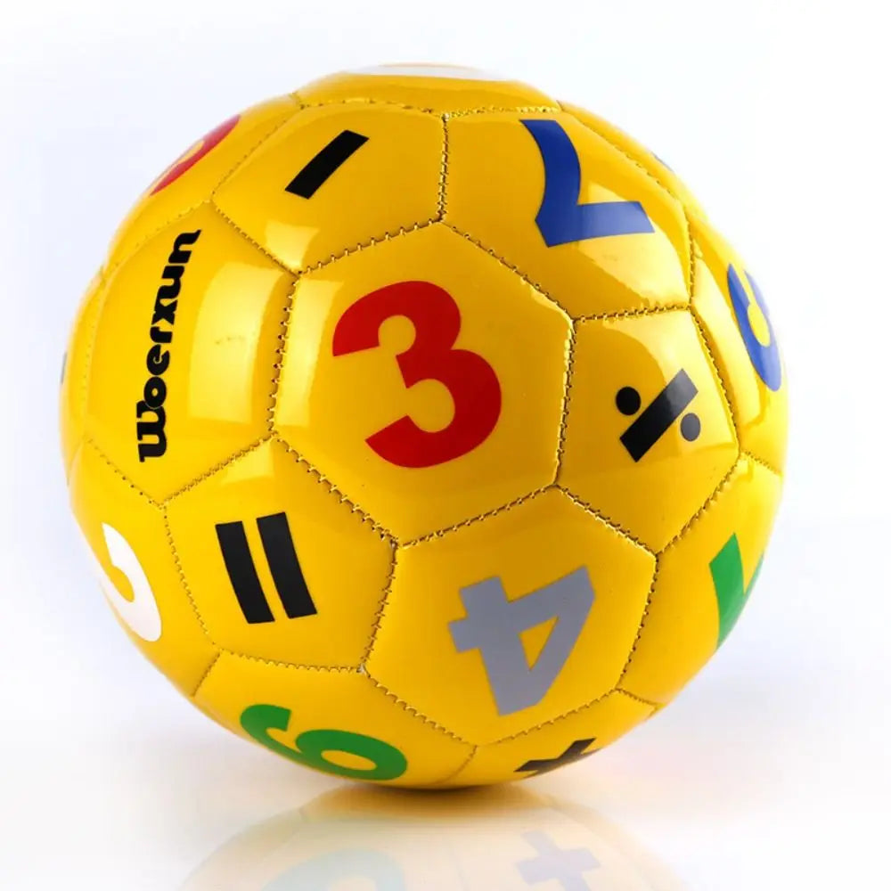 Lightweight Size 2 Mini Soccer Ball, Special for Preschool Kids, Boys Gift, Number & Letter Training Ball, Ideal for Indoor Play
