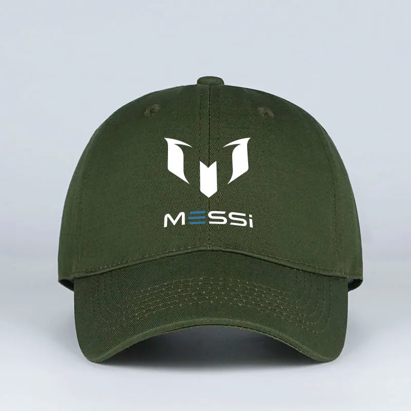 MESSI Printed Soft-Peak Baseball Cap – Unisex, Breathable and Adjustable – Perfect for Soccer Fans, Sports, and Fishing