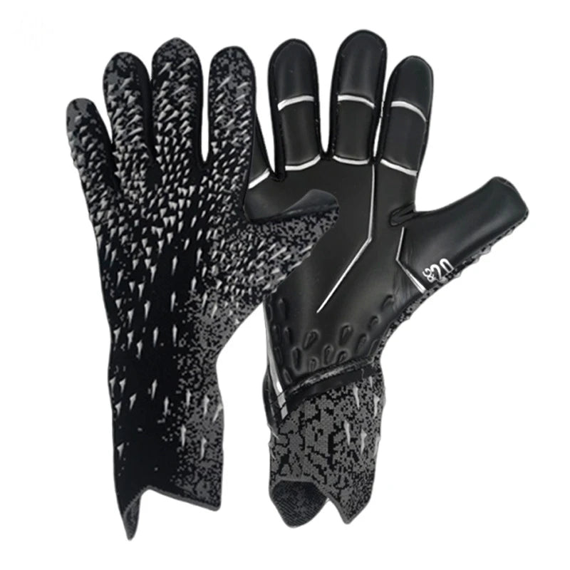 Adults Kids Professional Goalkeeper Gloves, Thickened Latex Anti-slip Soccer Goalie Gloves Sports Protection