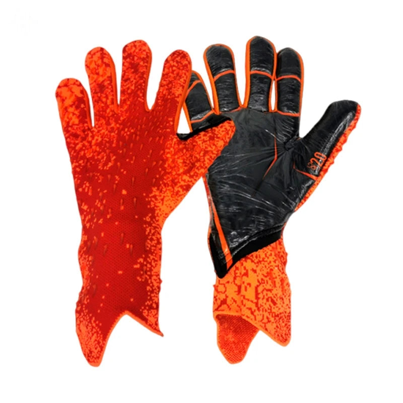 Adults Kids Professional Goalkeeper Gloves, Thickened Latex Anti-slip Soccer Goalie Gloves Sports Protection