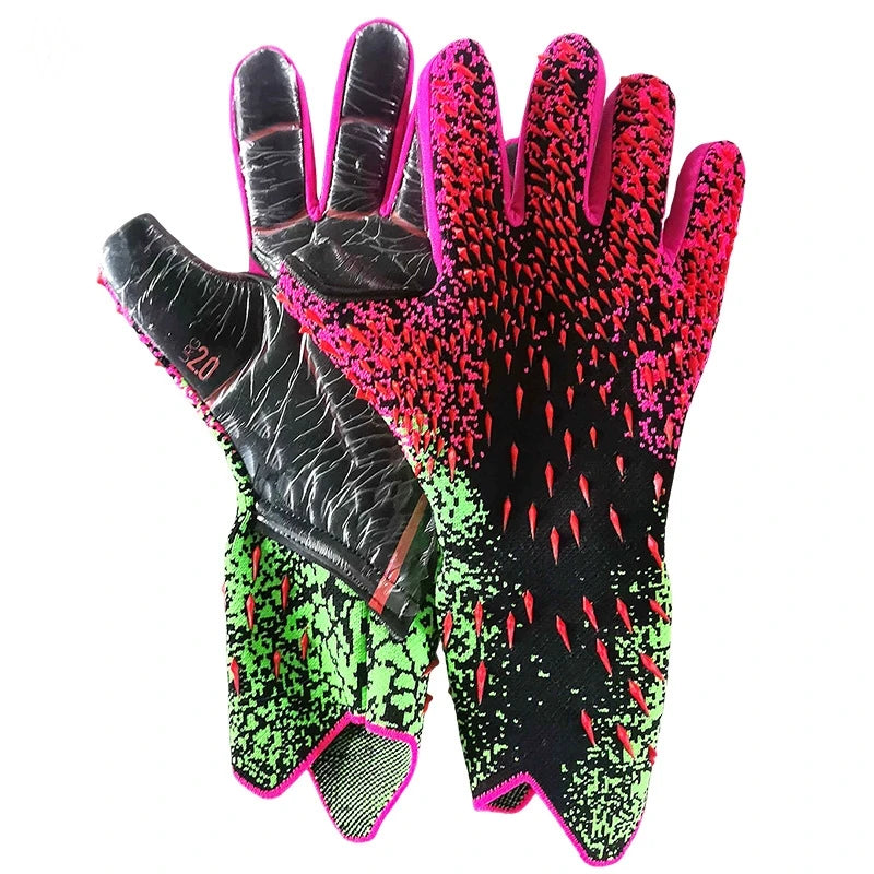 Adults Kids Professional Goalkeeper Gloves, Thickened Latex Anti-slip Soccer Goalie Gloves Sports Protection