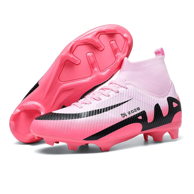 Men Youth Soccer Shoes Boys Girls Football Boots Cleats TF FG Training Sneakers Non-Slip Grass Artificial Grass Sport Boots