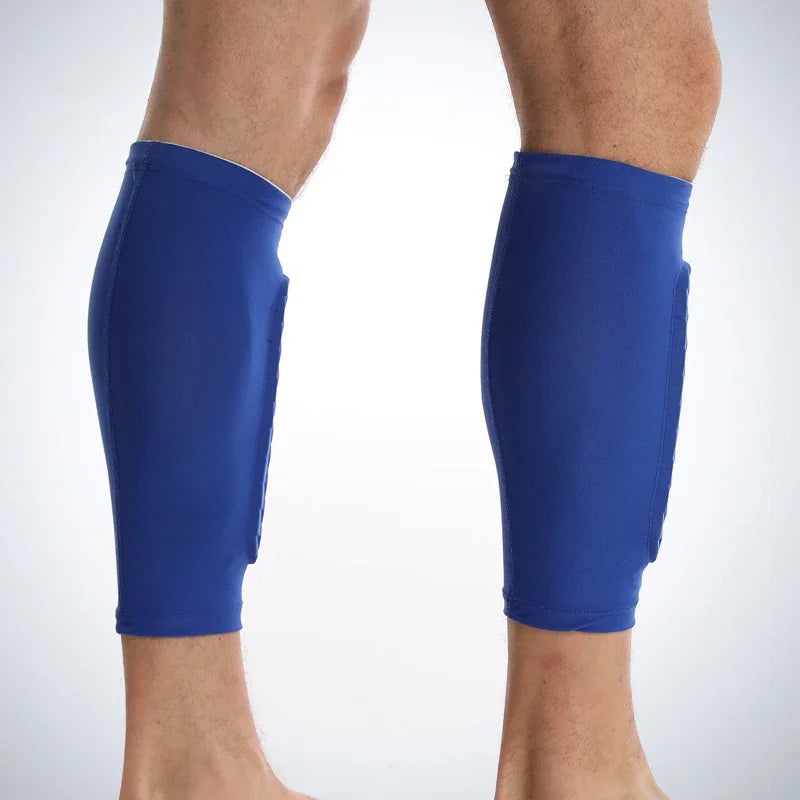Honeycomb Calf Socks Shin Protector Compression Sports Soccer Shin Guard Pad for Adult Teens Kids Calf Guard Socks Leg Support