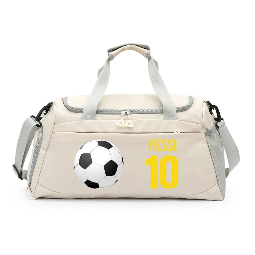 Basketball Football Badminton Rugby Baseball Shoulder Handbags Waterproof Customize Name Number Printed Dry Wet Separation Bags
