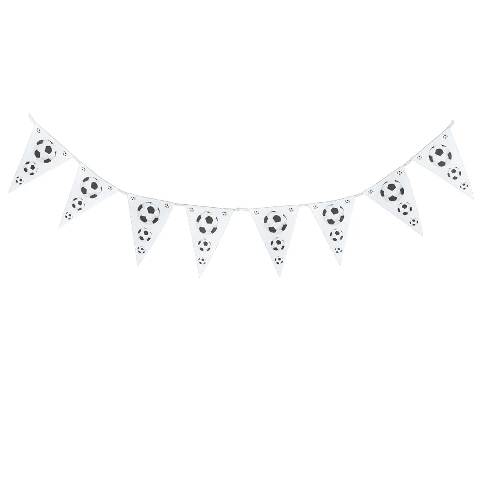 Soccer Football Birthday balloon number Balloon set Soccer Football party Banner Garland boys football birthday party decoration