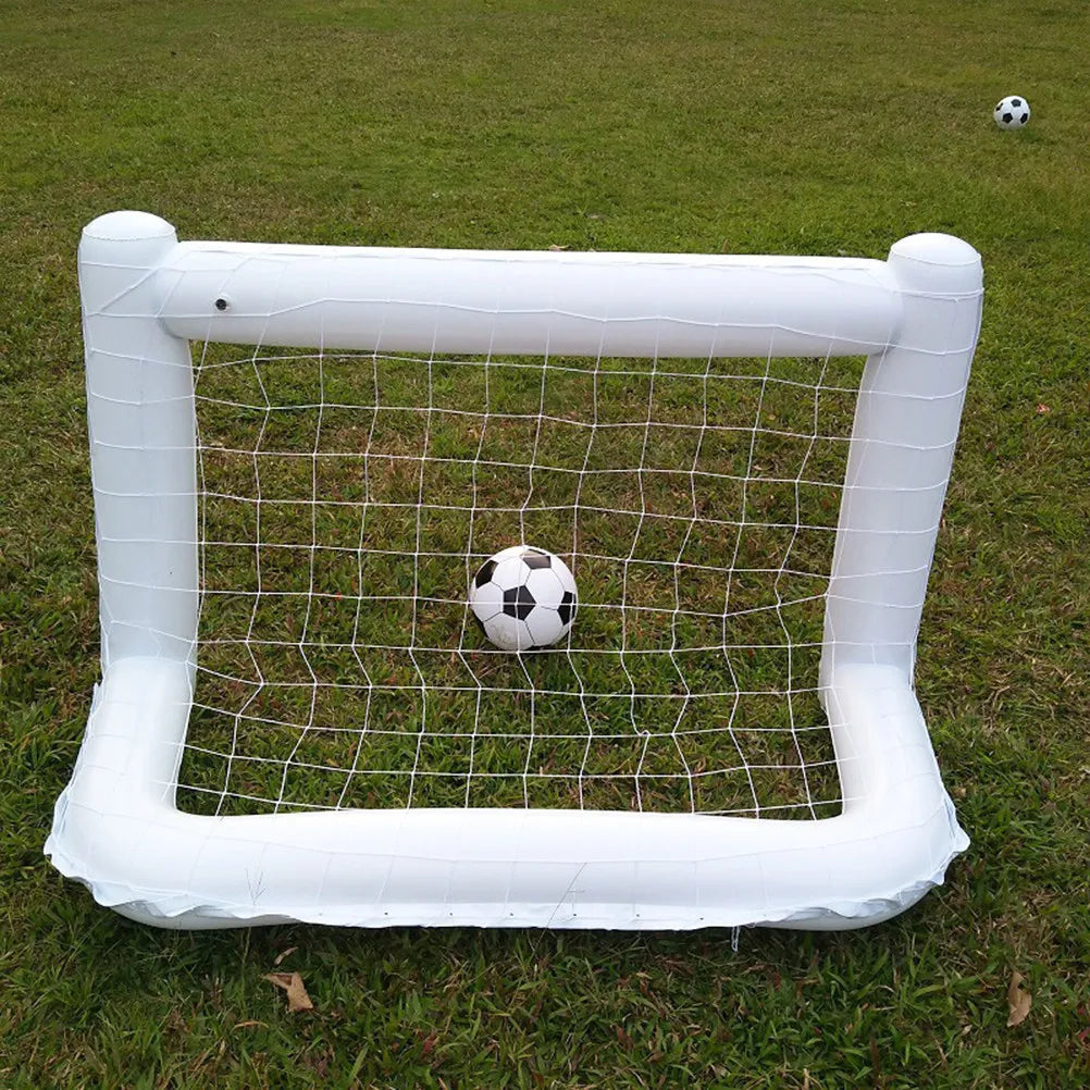 160Cm Inflatable Football Gate Durable Lightweight Soccer Goal For Outdoor Indoor Backyard Beach Park Camping Garden Sports Day