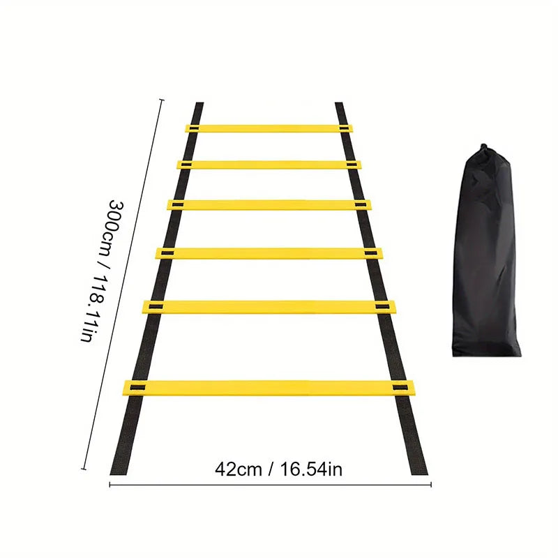 Agility Ladders Nylon Straps For High Speed Training And Enhanced Sports Flexibility In Football Training Energy Ladder Equipmen