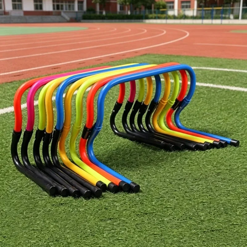 Multifunction Mini Barrier Bar Foldable Agility Hurdle Portable Football Physical Training Tool for Exercise Workout Training
