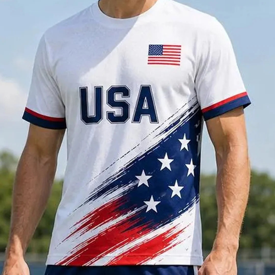 2026 USA Soccer Jersey Football Kit Soccer Fan Gifts Summer Sports Quick-Dry Men's T-Shirt Children's Clothing Tee Woman ﻿
