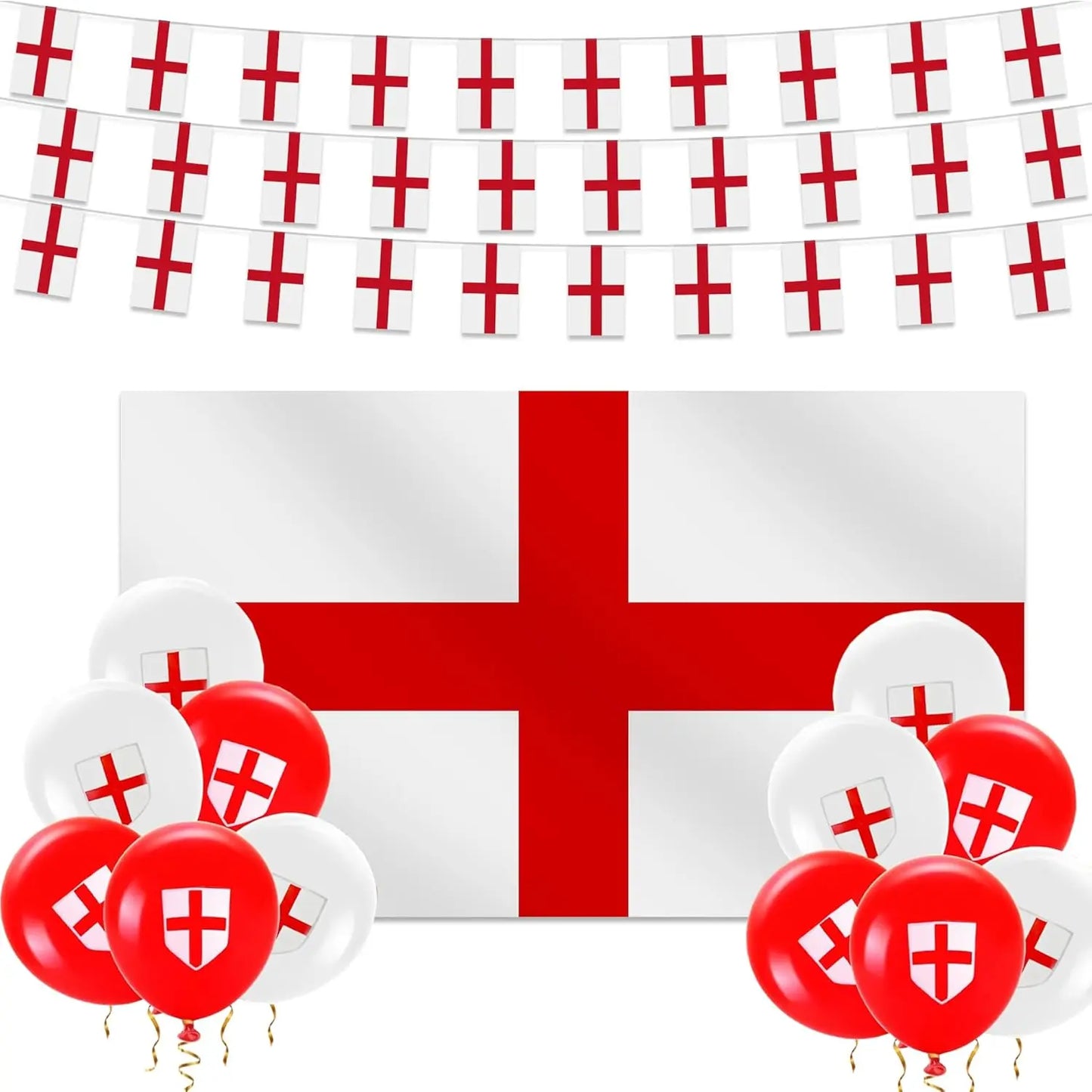 World Football 2026 Decorations Mexico Brazil Spain England Canada Franch Flag Bunting Balloons Handheld Flags Football Decor